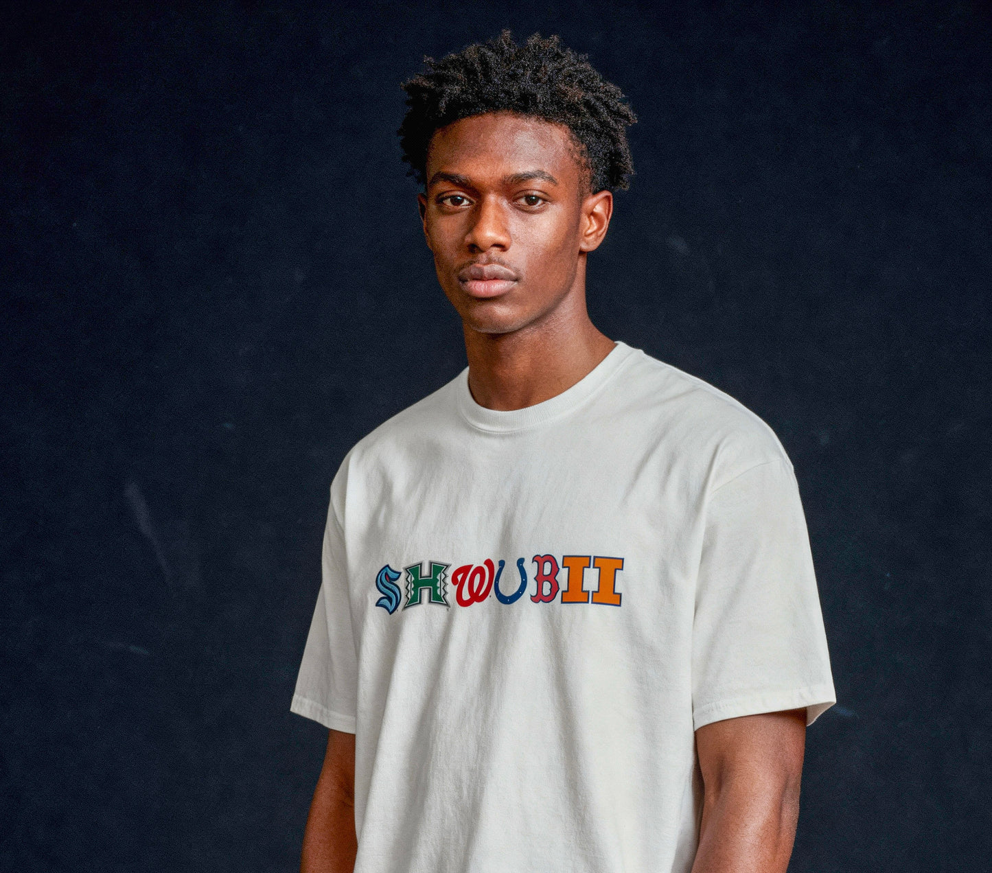 T-shirt imprimé Shwubii USA - blanc