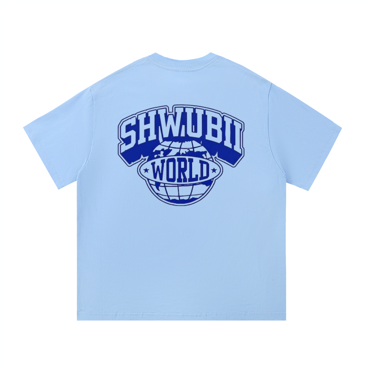 T-Shirt imprimé Shwubii world - bleu UNC