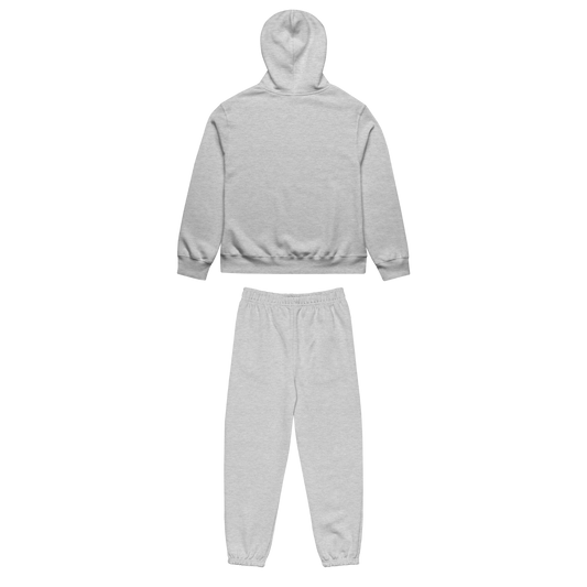 Ensemble jogging & hoodie brodé SHW flag UK - gris
