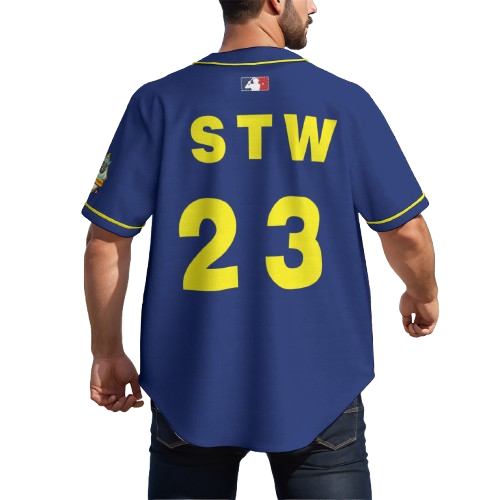 Jersey baseball Shwubii - jaune