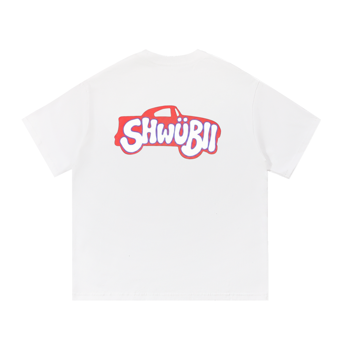 T-Shirt imprimé Shwubii car - blanc