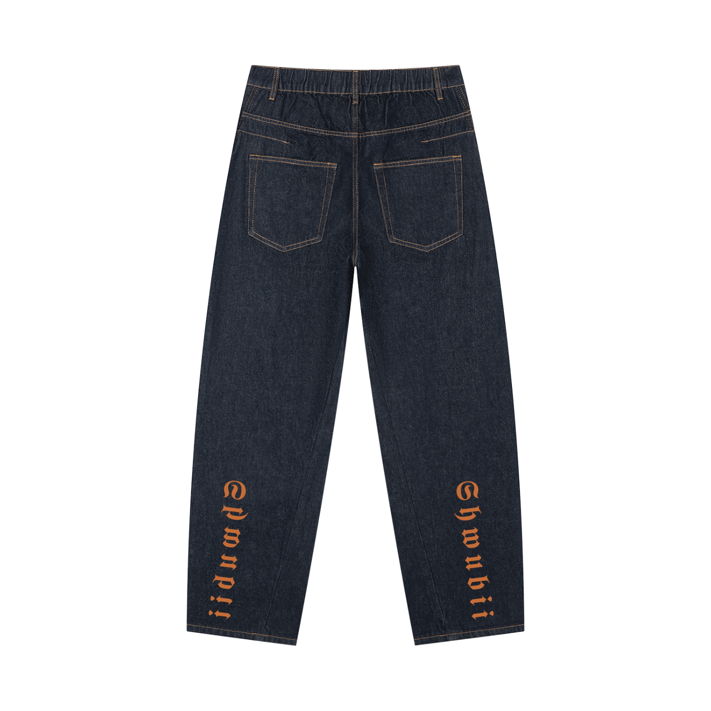 Ensembles en jeans denim imprimé Shwubii - bleu navy