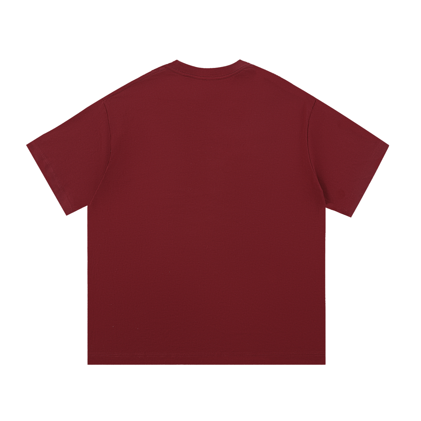 T-shirt oversized imprimé moroco - rouge