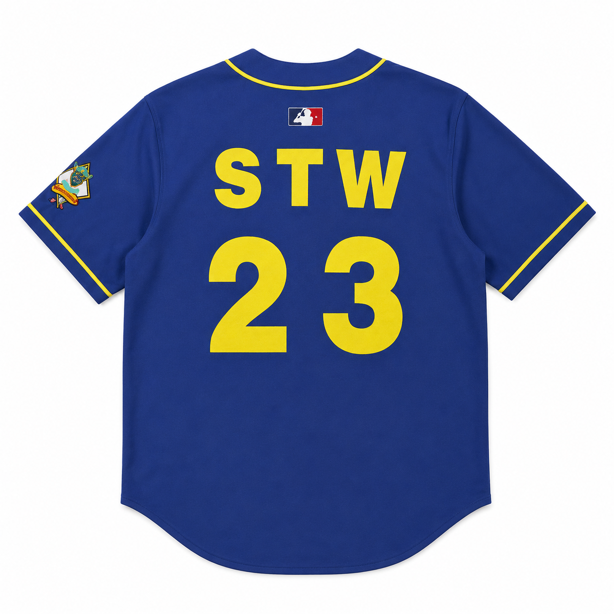 Jersey baseball Shwubii - jaune