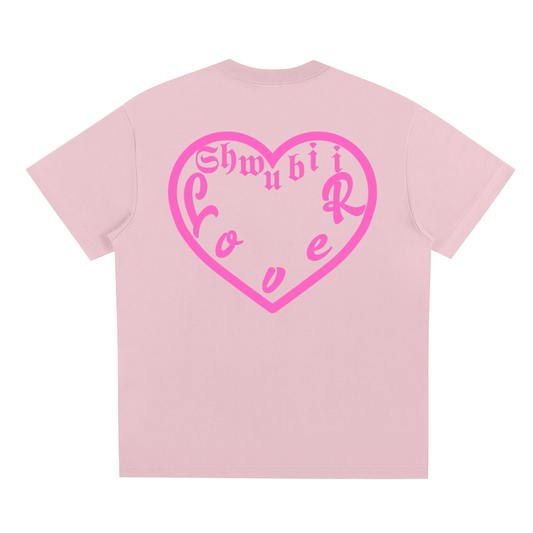 T-shirt imprimé Shwubii lover - rose