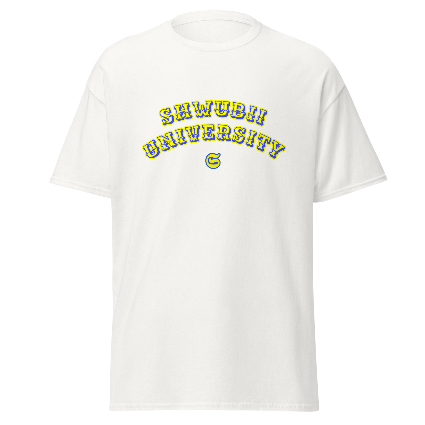 T-shirt Shwubii university - blanc