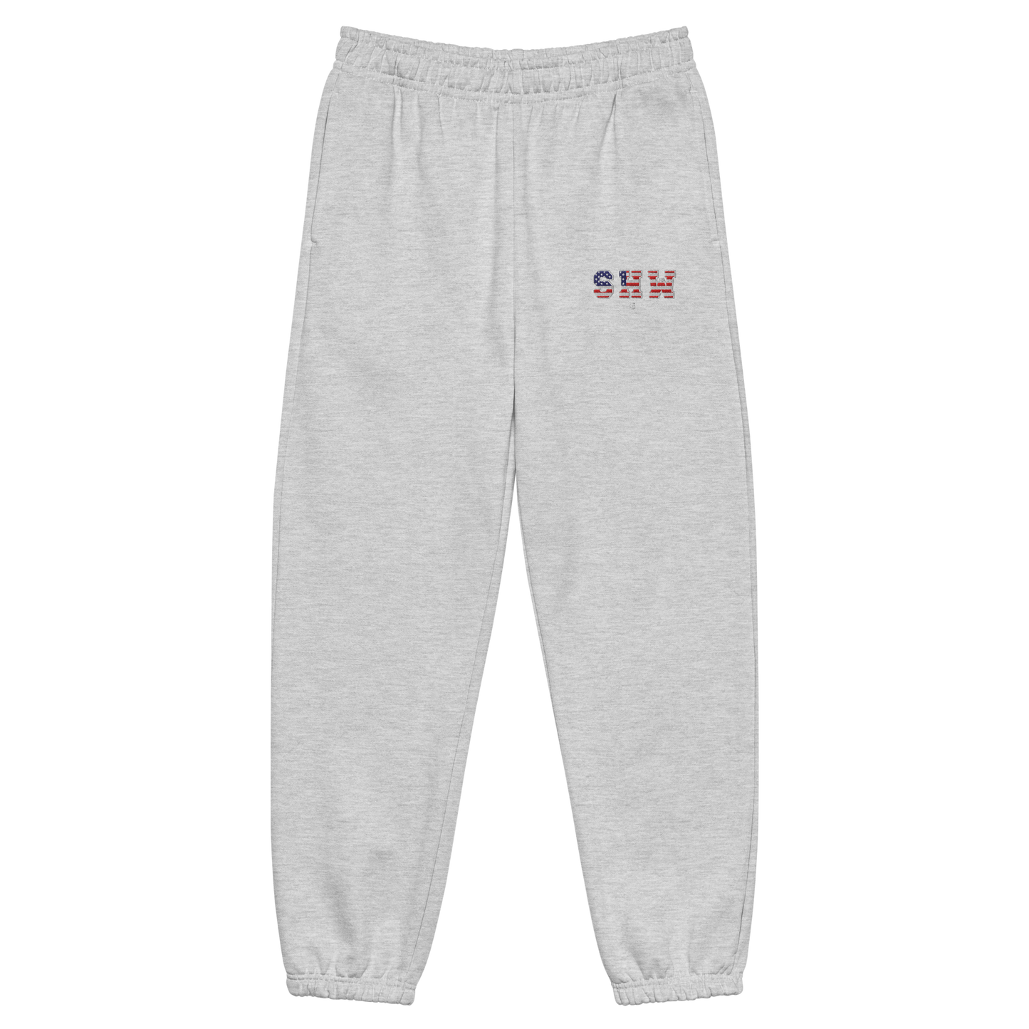 Ensemble jogging & hoodie brodé SHW flag USA - gris