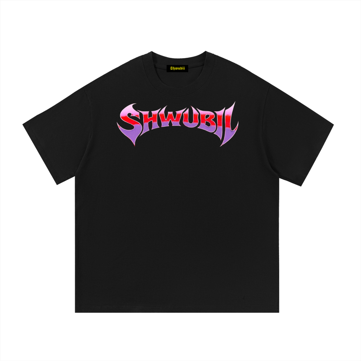 T-Shirt imprimé Shwubii deathpink - noir
