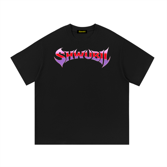 T-Shirt imprimé Shwubii deathpink - noir