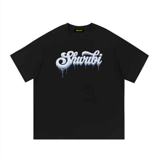 T-Shirt imprimé Shwubii snow - noir
