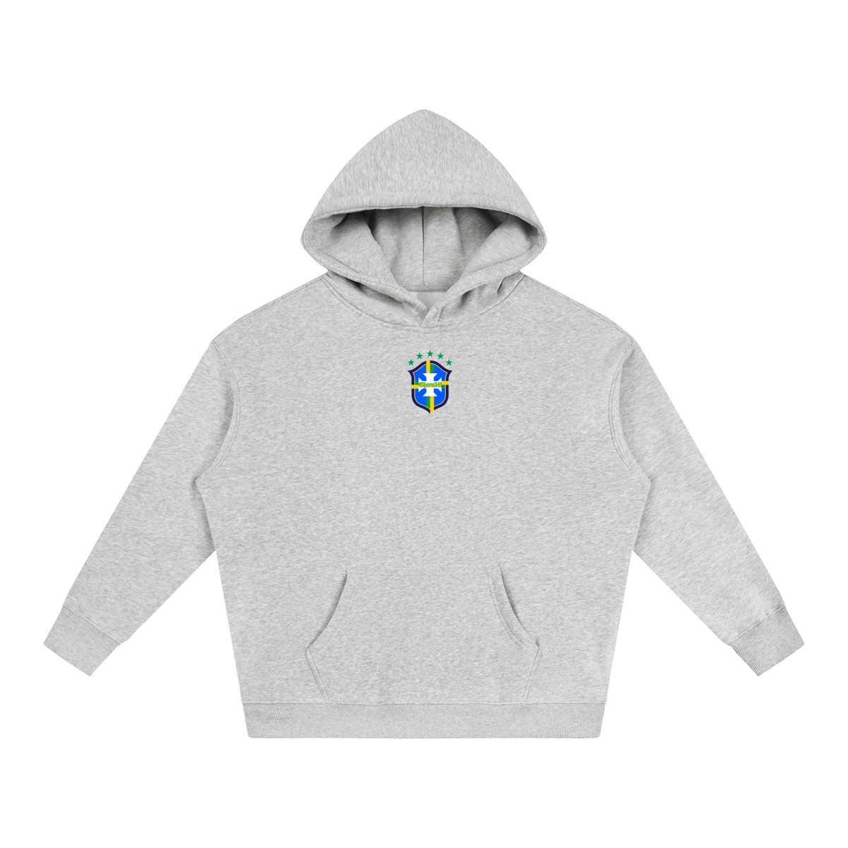 Hoodie imprimé Shwubii Brésil - gris