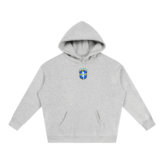 Hoodie imprimé Shwubii Brésil - gris