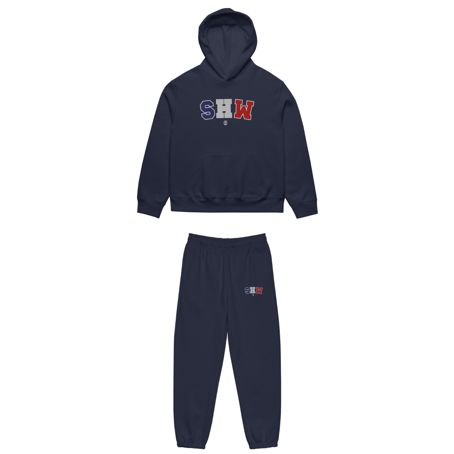 Ensemble jogging & hoodie SHW flag France - navy