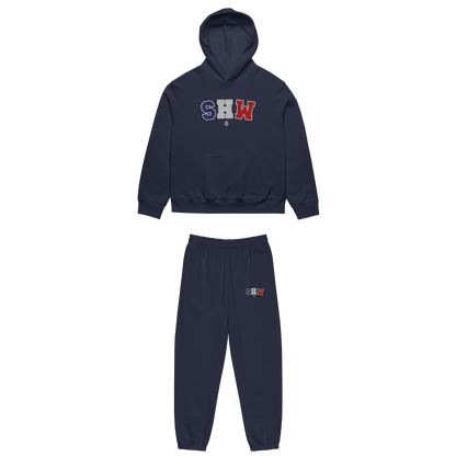 Ensemble jogging & hoodie SHW flag France - navy