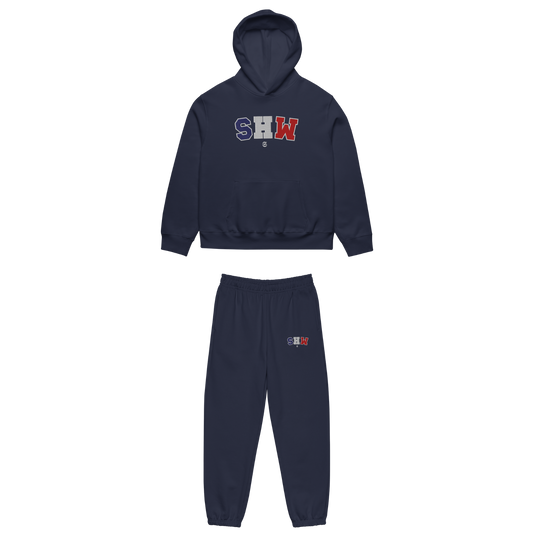 Ensemble jogging & hoodie SHW flag France - navy