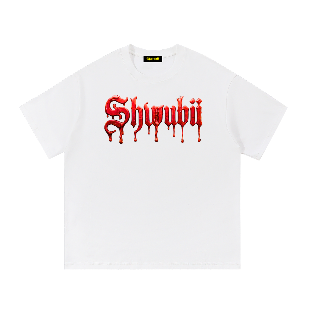 T-Shirt imprimé Shwubii sceaux - noir/blanc