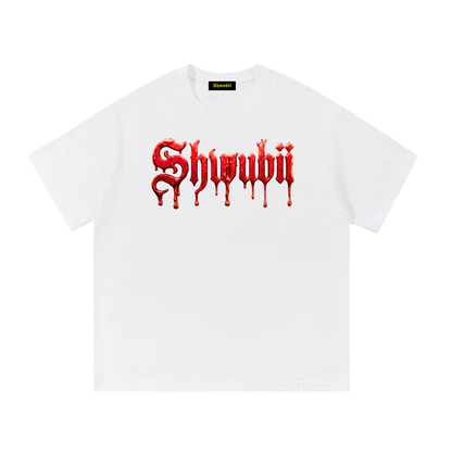 T-Shirt imprimé Shwubii sceaux - noir/blanc