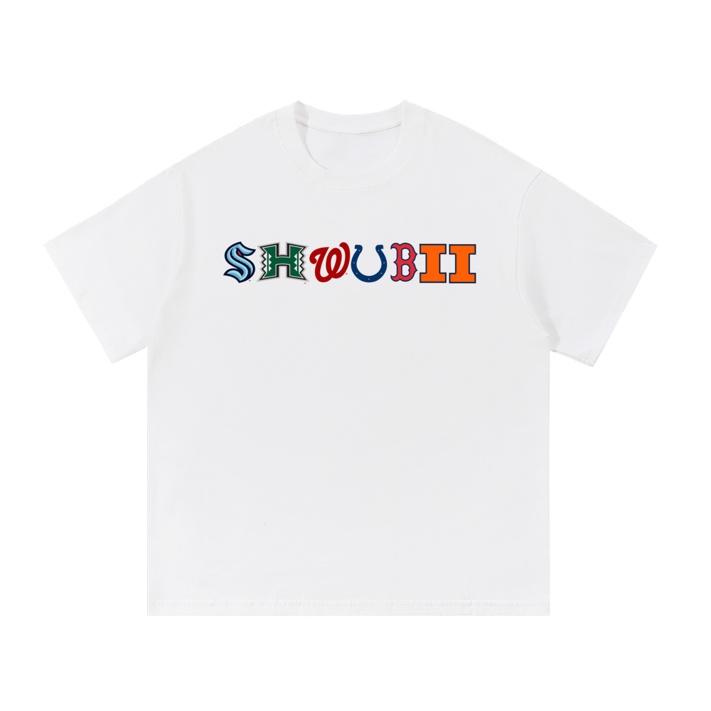 T-Shirt imprimé Shwubii USA - blanc