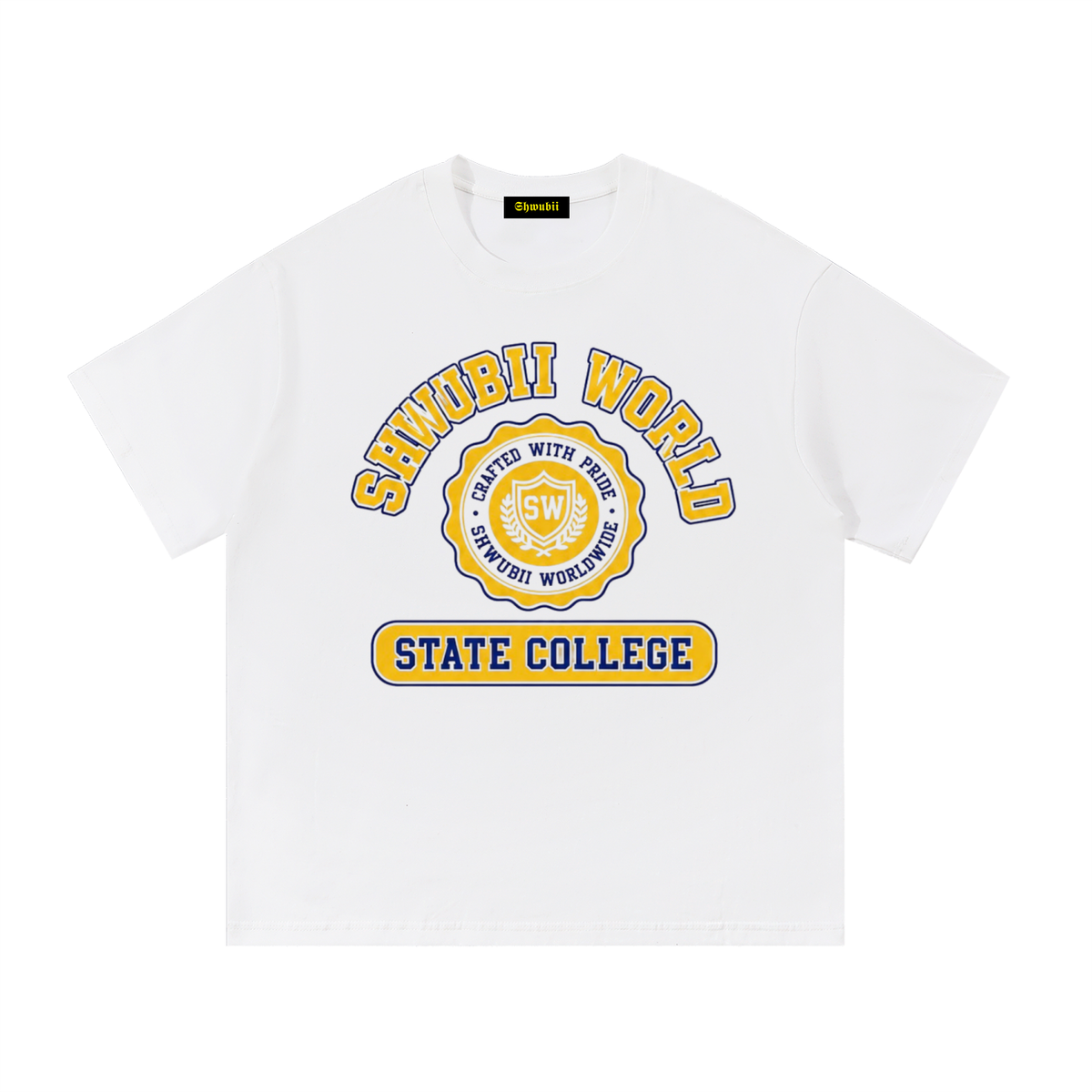 T-Shirt imprimé Shwubii state college - blanc