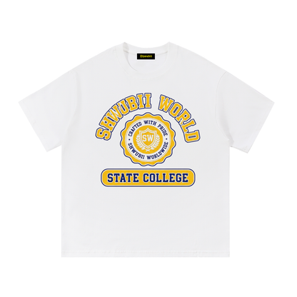T-Shirt imprimé Shwubii state college - blanc