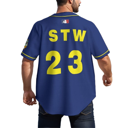 Jersey baseball Shwubii - jaune