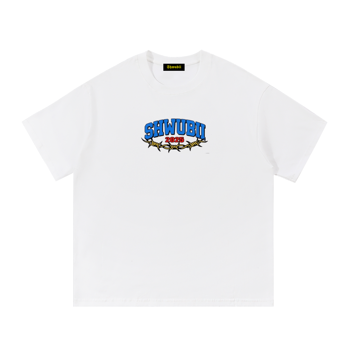 T-Shirt imprimé Shwubii 2025 - blanc