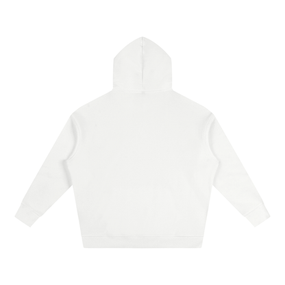 Hoodie oversized imprimé Shwubii eyes - blanc
