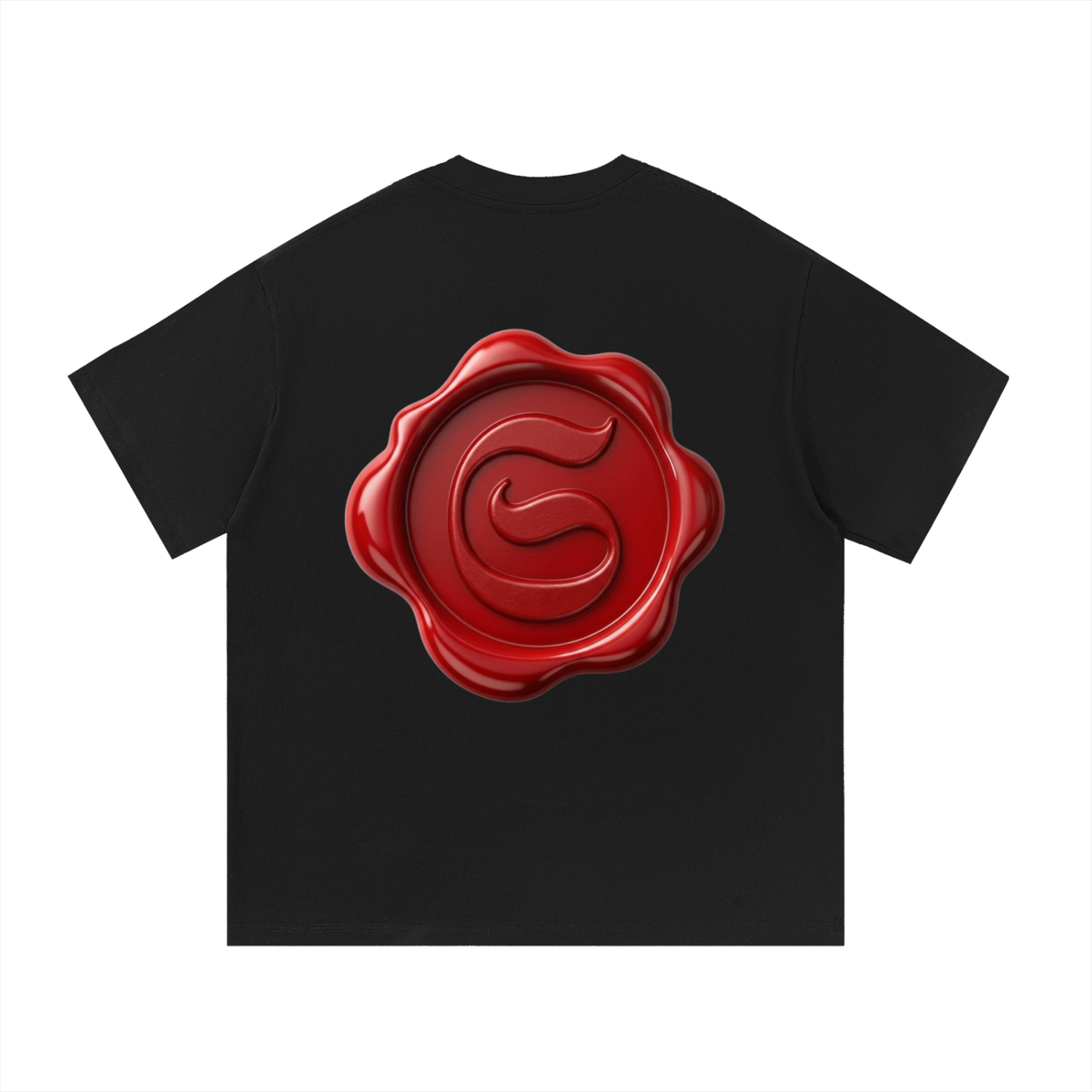 T-Shirt imprimé Shwubii sceaux - noir/blanc