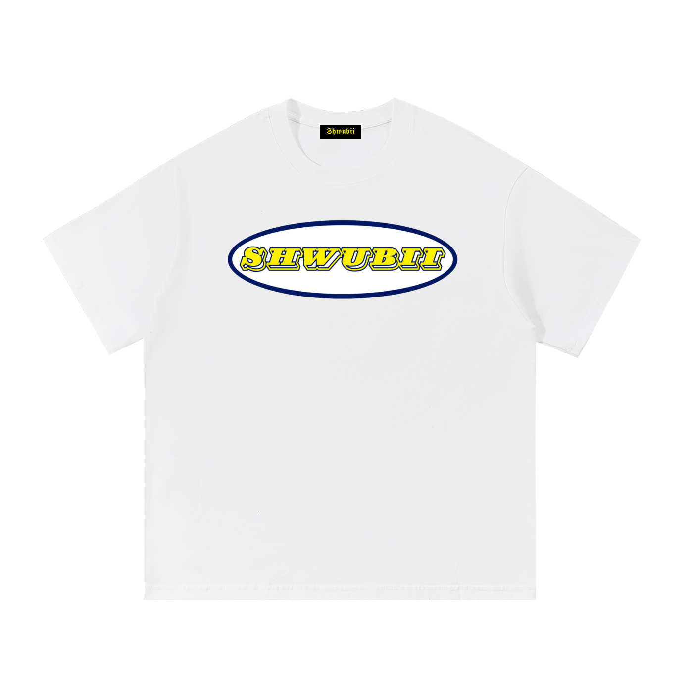 T-Shirt imprimé Shwubii rond - blanc