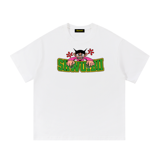 T-Shirt imprimé Shwubii hungry - blanc