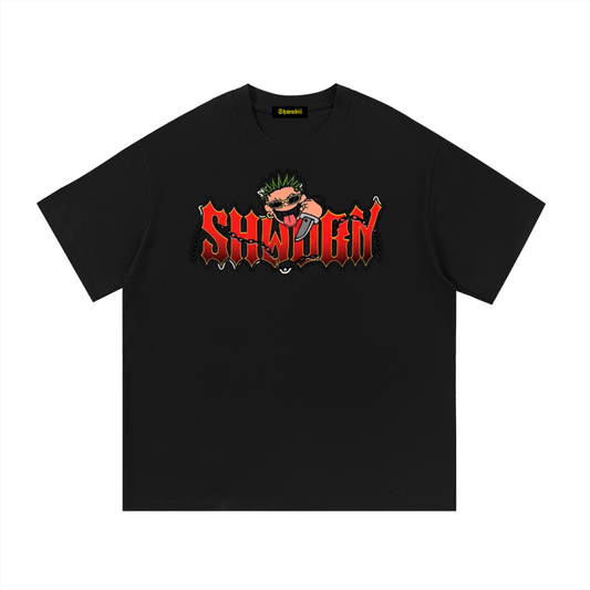 T-Shirt imprimé Shwubii bad Guy - noir