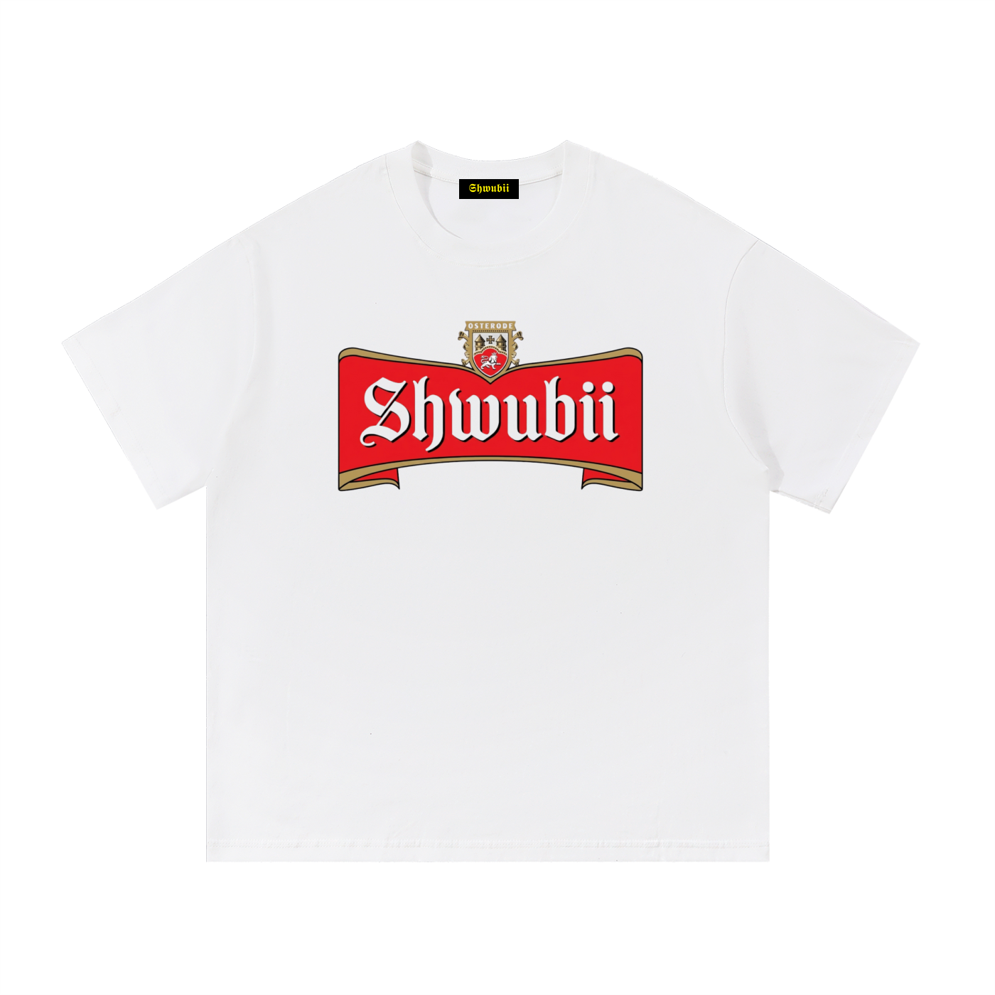 T-Shirt imprimé Shwubii brewery - blanc