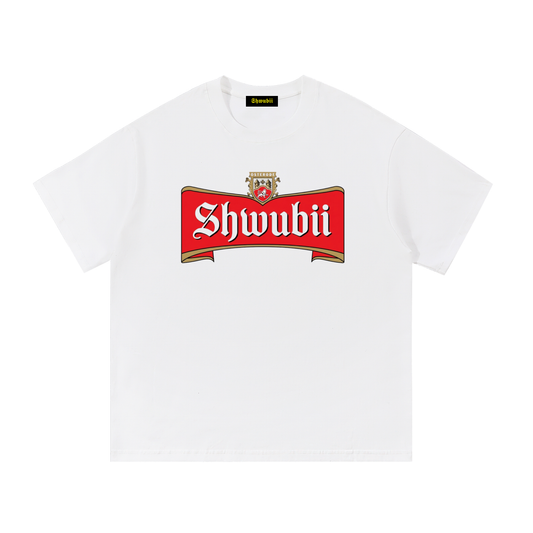 T-Shirt imprimé Shwubii brewery - blanc