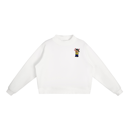 Sweatshirt crew neck gayo lover - blanc