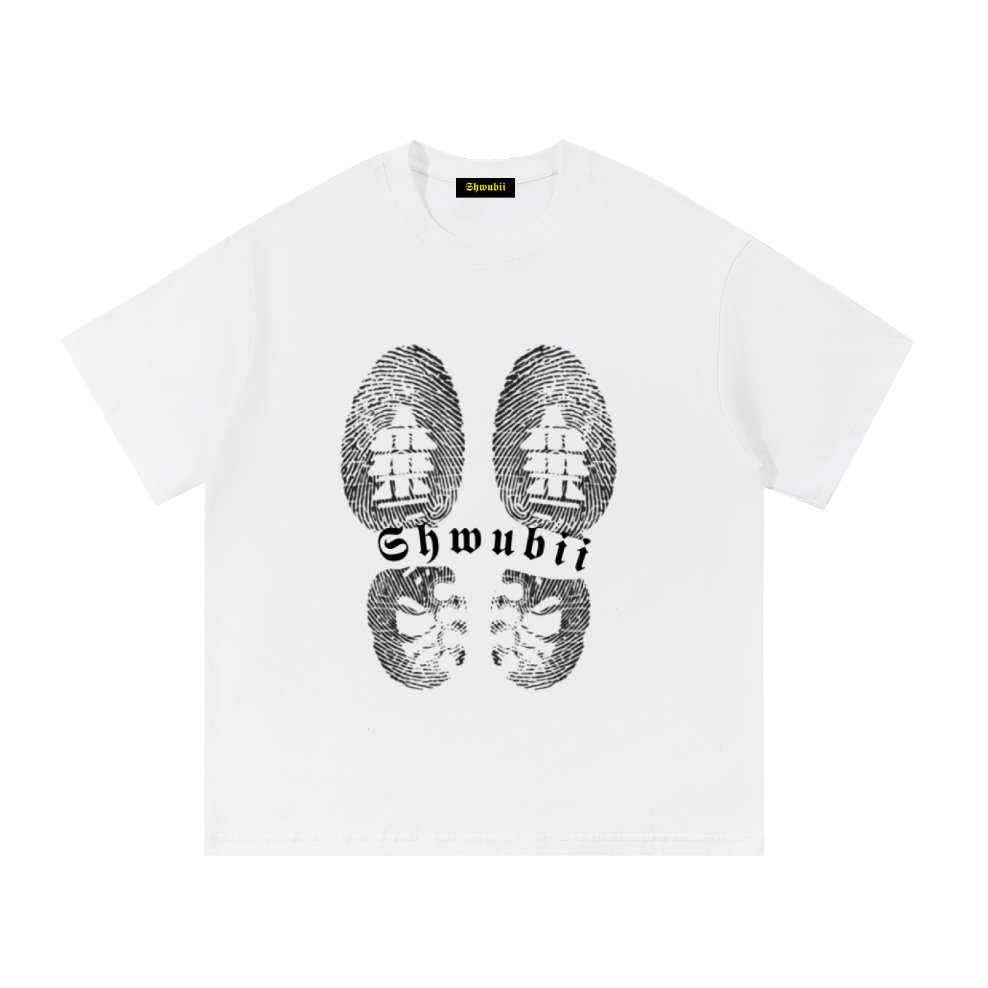T-Shirt imprimé TN foot print - blanc