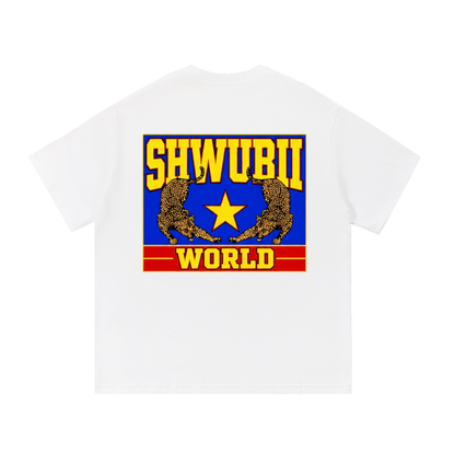 T-Shirt imprimé Shwubii world - noir/blanc