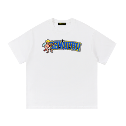 T-Shirt imprimé Shwubii cupidon - blanc