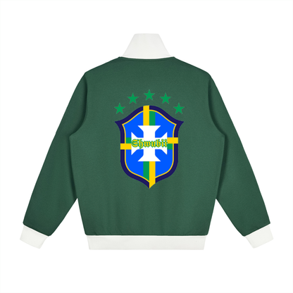 Track jacket imprimé Brasilia Shwubii - vert