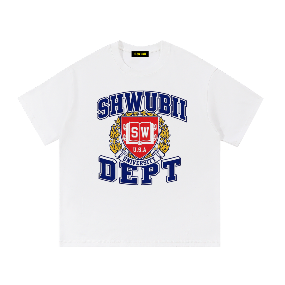 T-Shirt imprimé Shwubii department - blanc