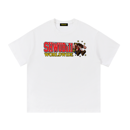T-Shirt imprimé Shwubii tape du pied - blanc