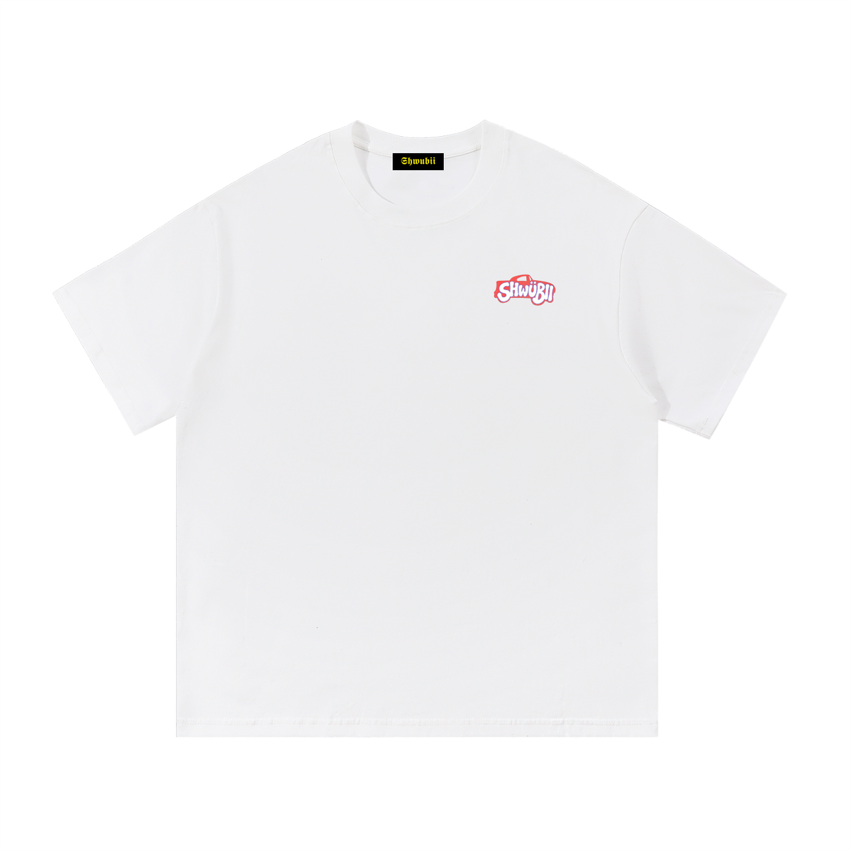 T-Shirt imprimé Shwubii car - blanc