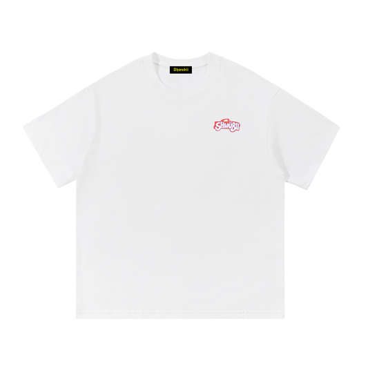 T-Shirt imprimé Shwubii car - blanc