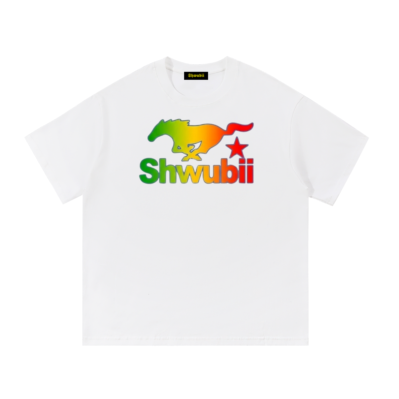 T-Shirt imprimé Shwubii mustang - noir/marron/blanc/bleu/gris