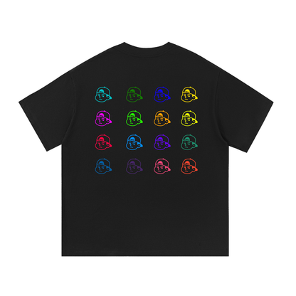 T-Shirt imprimé S et gayo color - noir