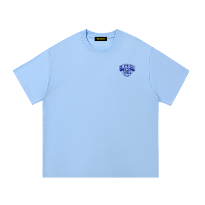 T-Shirt imprimé Shwubii world - bleu UNC