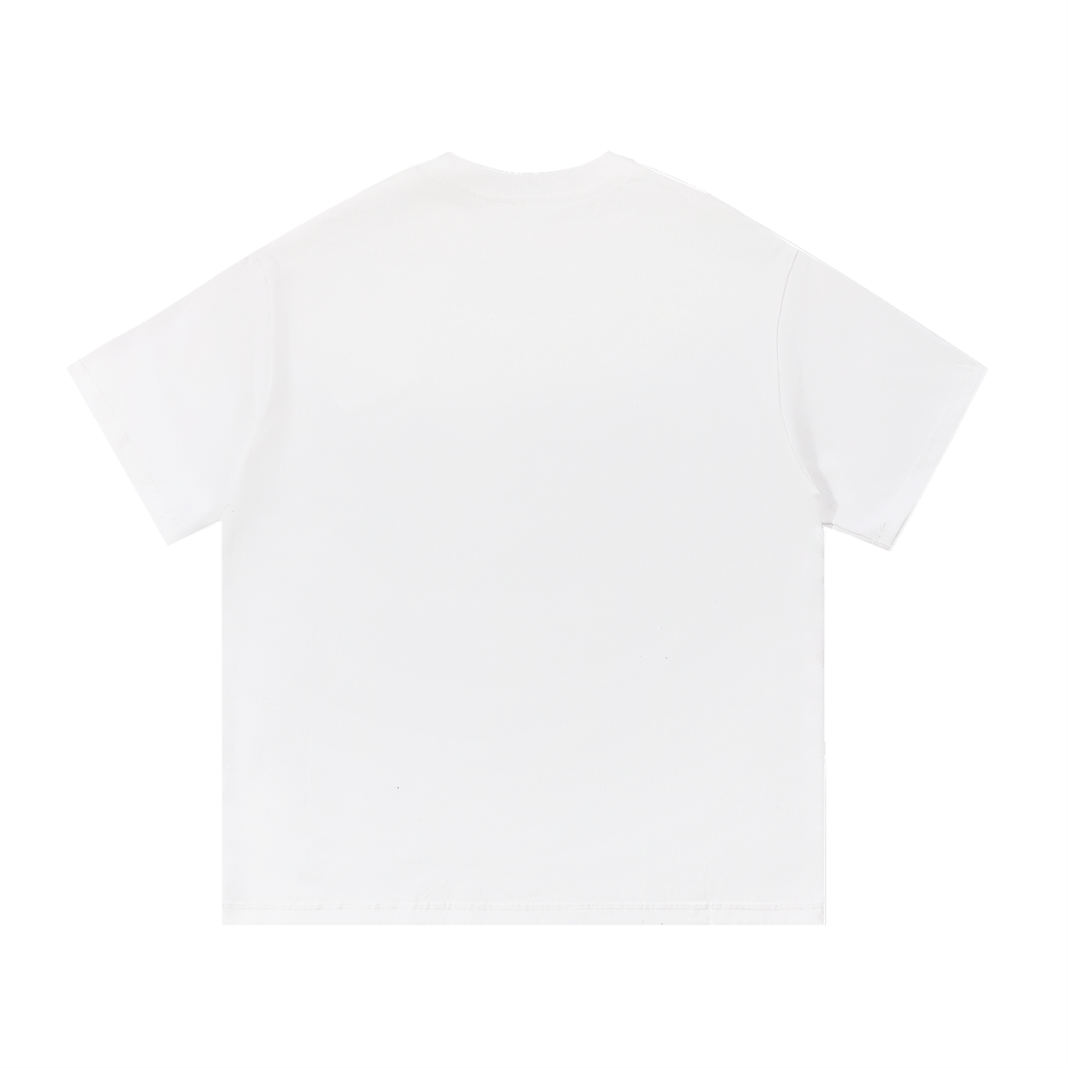 T-Shirt imprimé Shwubii fade orange blue - blanc