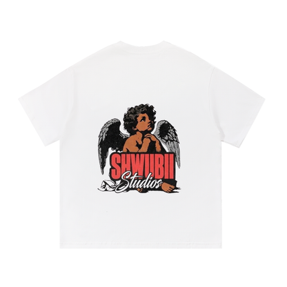 T-Shirt imprimé Shwubii angels - blanc
