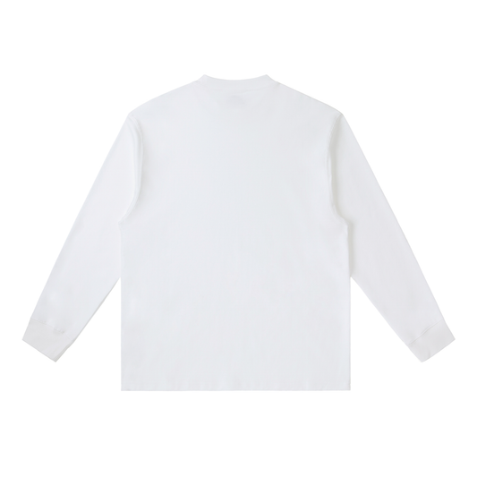 T-Shirt long sleeves imprimé Shwubii baby - blanc
