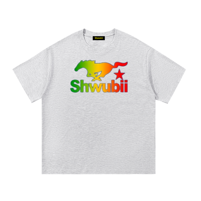 T-Shirt imprimé Shwubii mustang - noir/marron/blanc/bleu/gris
