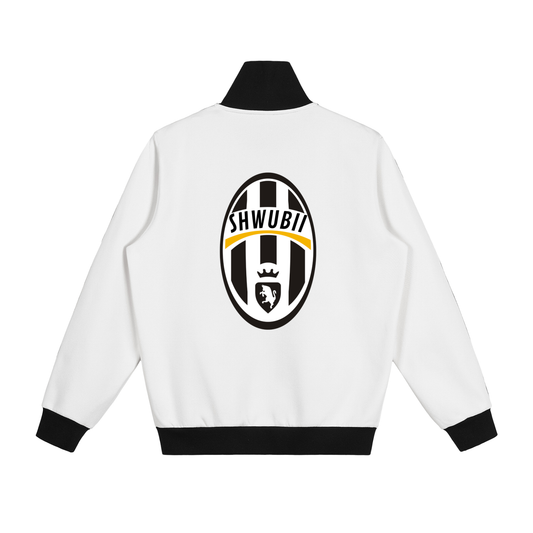 Track jacket imprimé Torino shwubii - blanc
